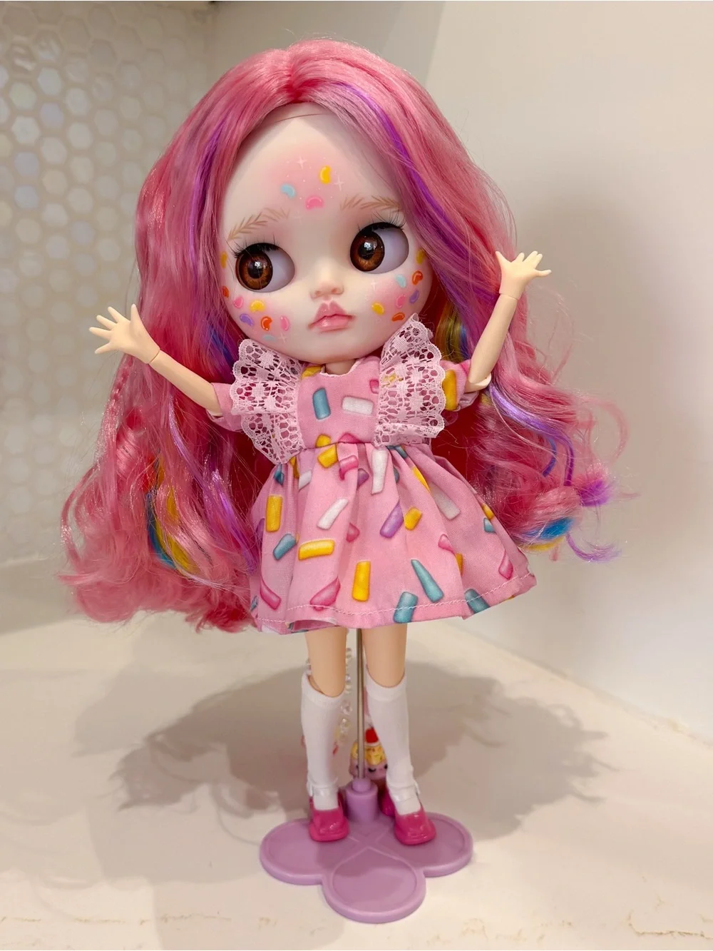 Custom OOAK Factory Blythe Doll 💖🍬🍭